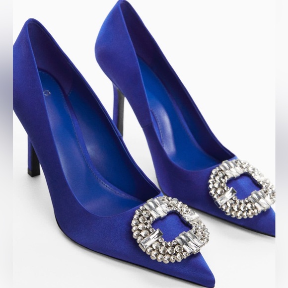 MANGO RHINESTONE HEEL SHOES - Picture 4 of 4